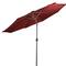 9ft. Outdoor Patio Market Umbrella with Hand Crank & Tilt